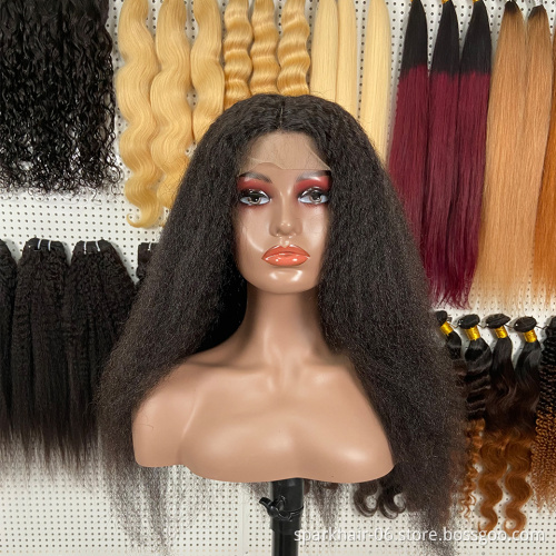 Wholesale Mink Straight Brazilian Human Hair Lace Front Wig Remy HD lace Wigs Natural Human Hair Wigs For Black Women
